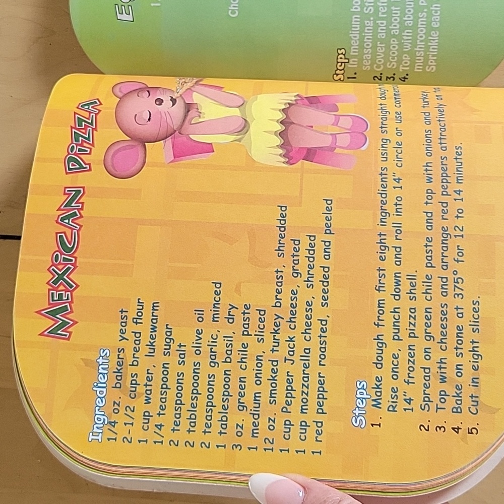 🌺3 For $10 Junior Cookbook Collection Pizza! Fun For Kids & Parents - Picture 8 of 13